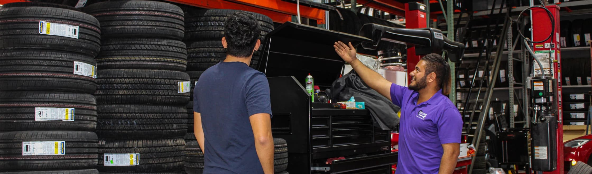 Comparing tire prices