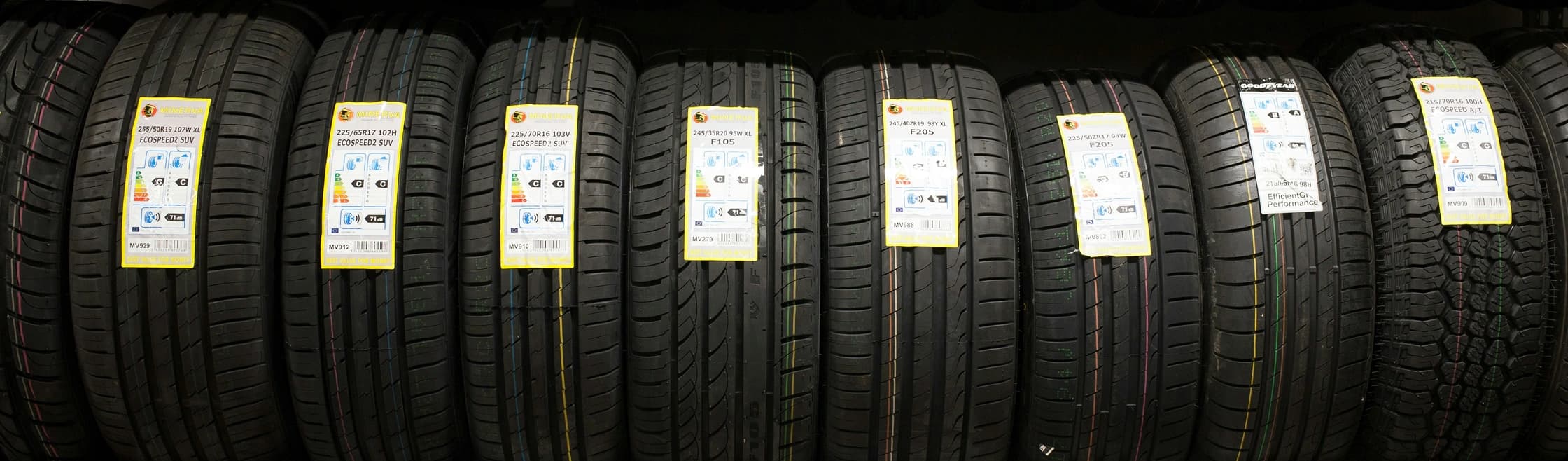 Different types of tires